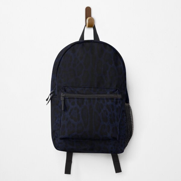Vista previa del artículo con la obra «Piel con estampado de leopardo azul oscuro», diseñado y vendido por MCMXCV-PROJECT.