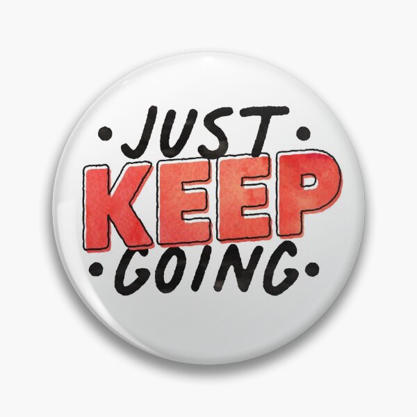 Item preview, Just Keep Going Vintage Poster designed and sold by sharedipmemes.