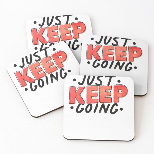 Item preview, Just Keep Going Vintage Poster designed and sold by sharedipmemes.