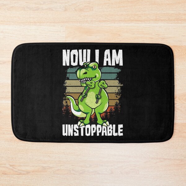 Item preview, Now I Am Unstoppable TRex Funny Short Dinosaur designed and sold by perfectpresents.