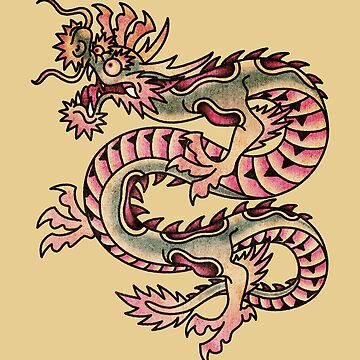 Artwork thumbnail, Salty-Dog2 American Japanese Traditional Dragon 2 by Salty-Dog2