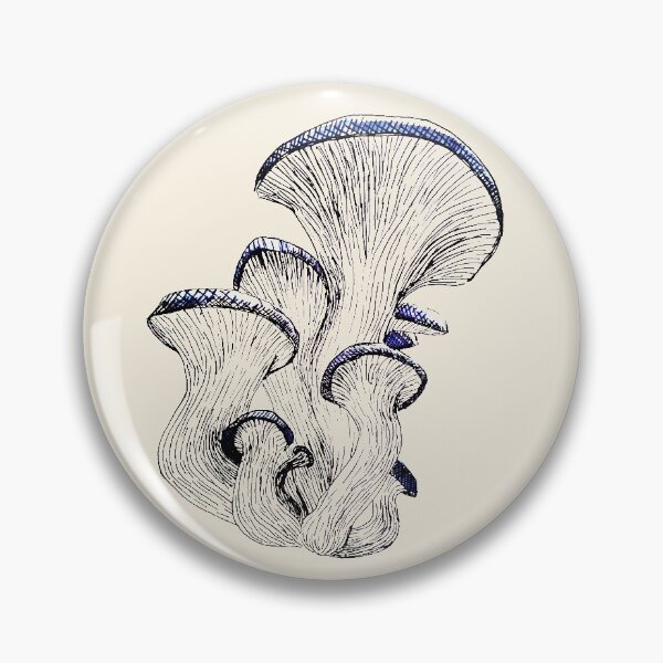 Item preview, Blue-topped mushrooms designed and sold by Nicole Procter.