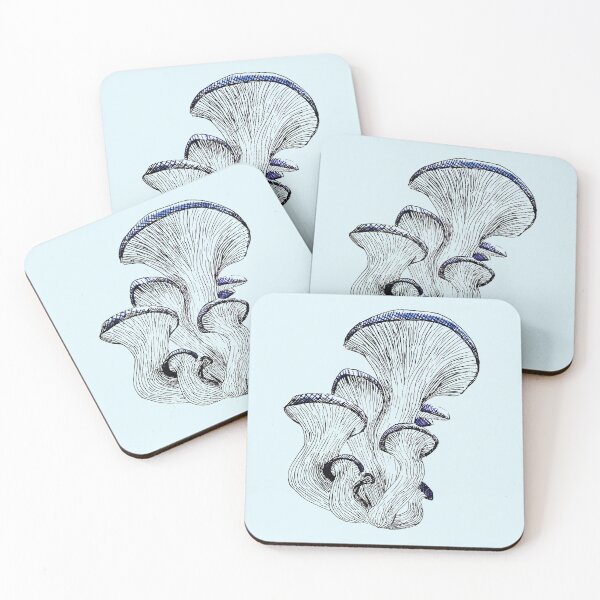 Item preview, Blue-topped mushrooms designed and sold by Nicole Procter.