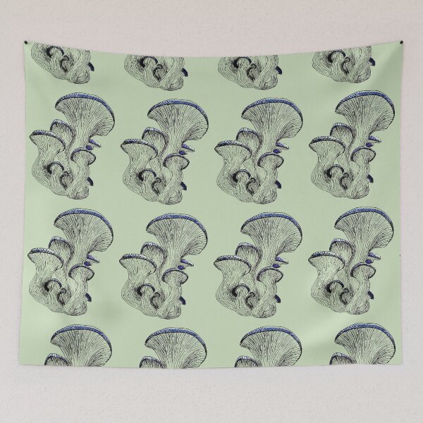 Item preview, Blue-topped mushrooms designed and sold by Nicole Procter.