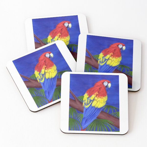 Item preview, Scarlet Red Macaw (Ara macao) designed and sold by Tamara Clark.