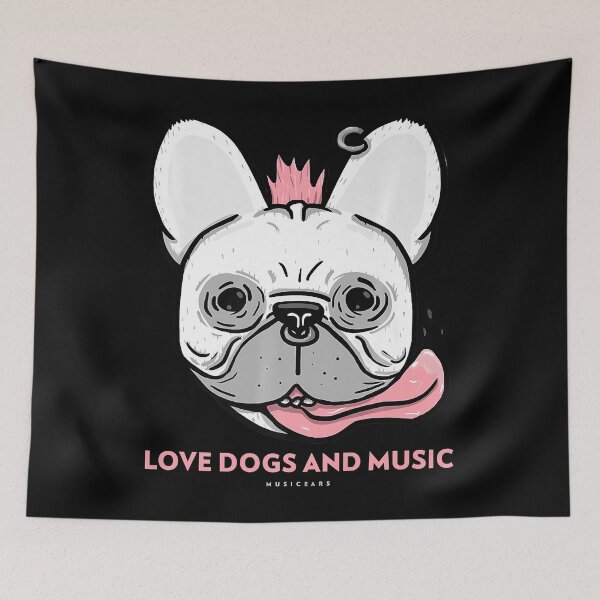 Item preview, Love Dogs and Music designed and sold by Lykhota97.