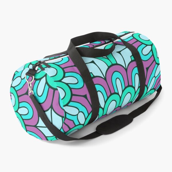 Item preview, Flower Mandala Purple Cyan designed and sold by roseglasses.