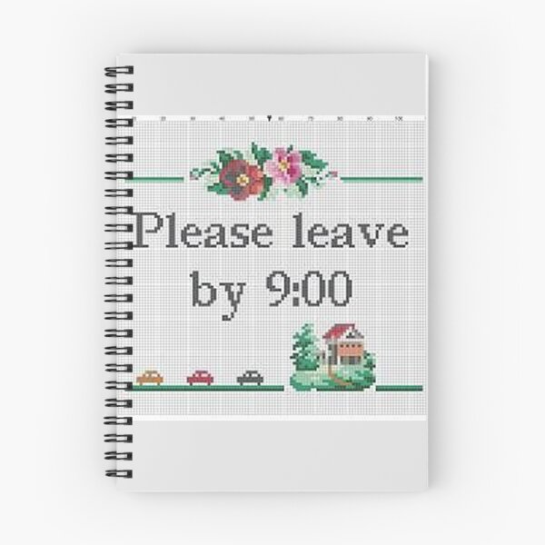 Aperçu de l'œuvre Please Leave By 9 créée et vendue par FunnyDio.