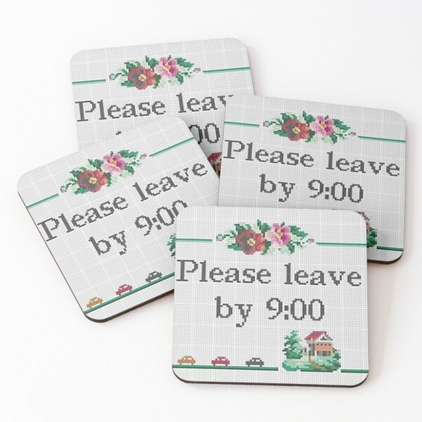 Item preview, Please Leave By 9 designed and sold by FunnyDio.