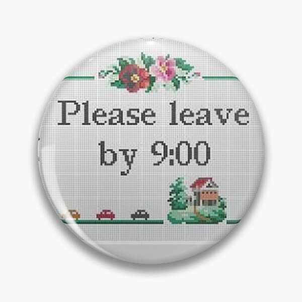 Aperçu de l'œuvre Please Leave By 9 créée et vendue par FunnyDio.