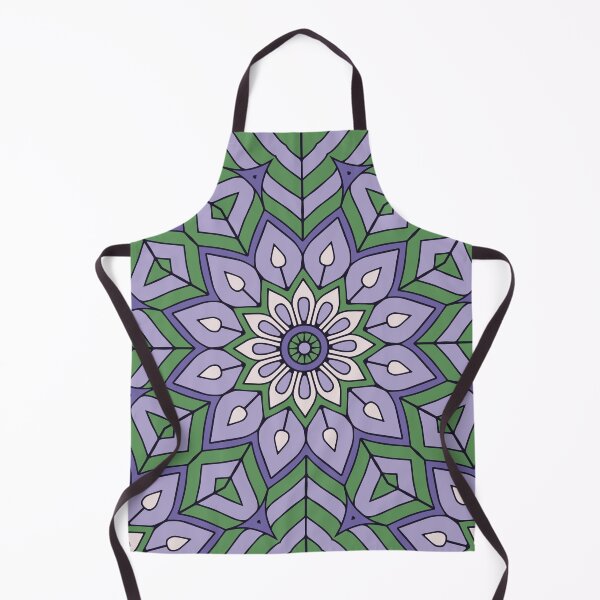 Item preview, Flower Mandala Purple Green designed and sold by roseglasses.