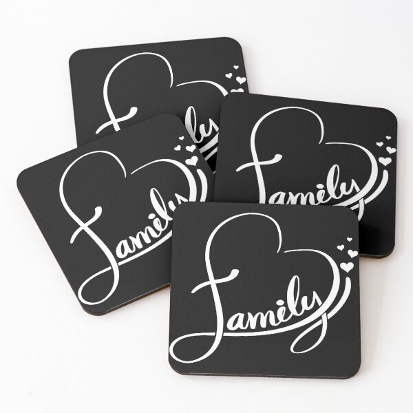 Item preview, Family lettering heart shape designed and sold by ShutterKapan.