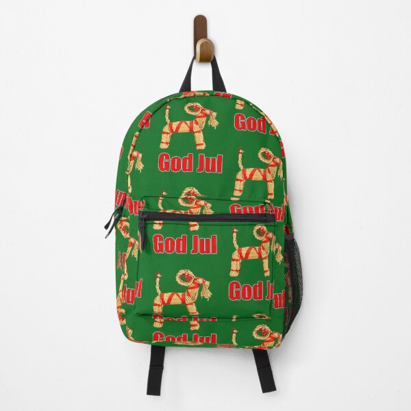 Item preview, God Jul Swedish Straw Goat Merry Christmas Scandinavia Julbok designed and sold by funnytshirtemp.