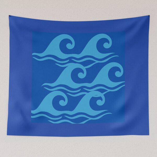 Item preview, Cartoon Waves designed and sold by Mywaymylife.