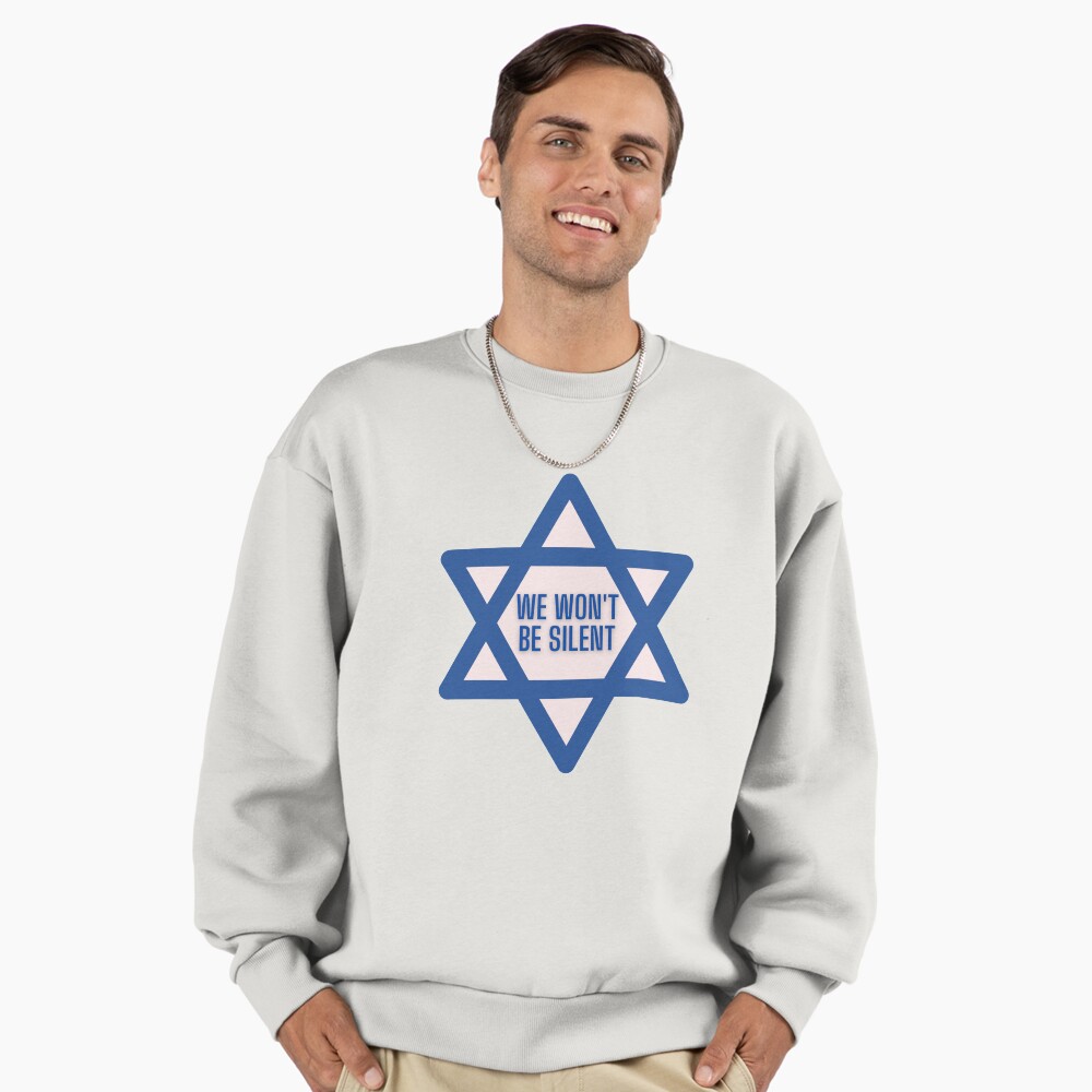 Standing Up Against Antisemitism (Jewish Pride) Sticker