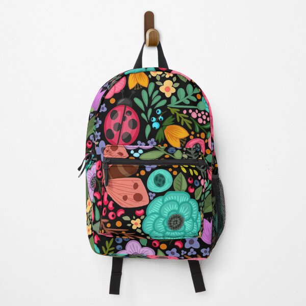 Item preview, Garden Flowers on Black designed and sold by roseglasses.