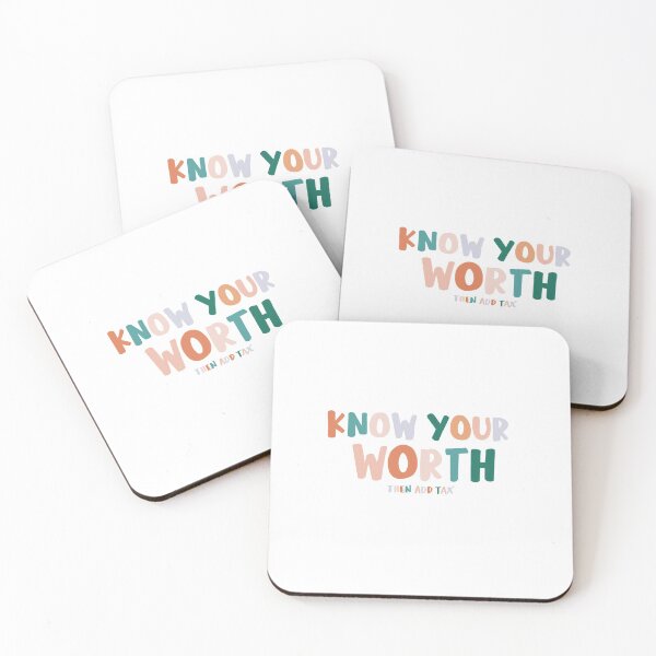 Item preview, Know your worth then add tax designed and sold by deadbeattaco.