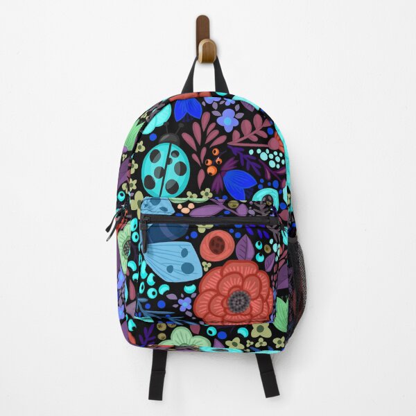 Item preview, Garden Flowers on Black designed and sold by roseglasses.