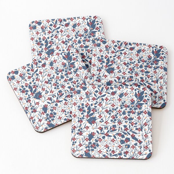 Item preview, Pastel Floral Folk Art Seamless Repetition pattern designed and sold by Aishwarya  Singh.