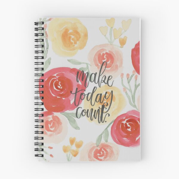 Item preview, make today count rose background designed and sold by amblettering.