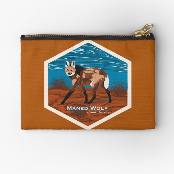 Item preview, Maned Wolf (Chrysocyon brachyurus) Screenprint Style designed and sold by Alawstrations.