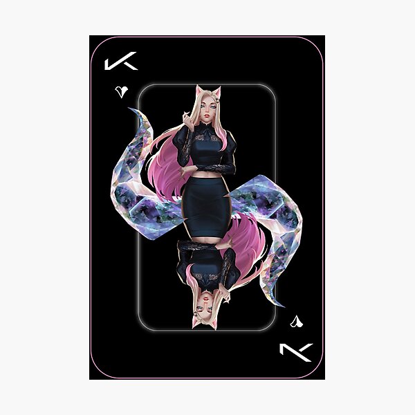 Tarjeta Ahri K / DA Lámina fotográfica