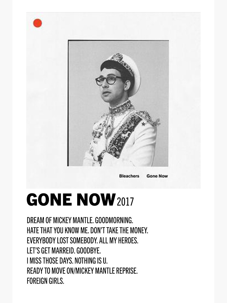 "Gone Now Polaroid Album Cover" Sticker for Sale by alexadanielle98