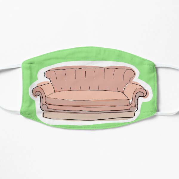 Central perk couch  Flat Mask
