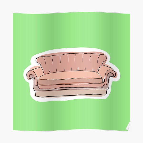 Central perk couch Poster