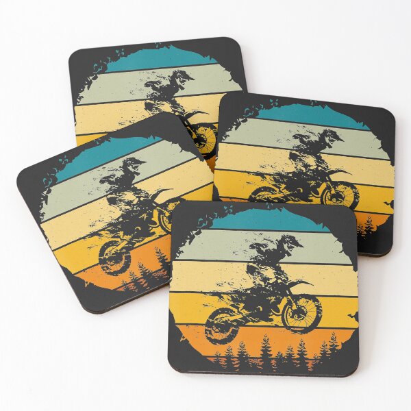 Item preview, Motocross Dirtbike Jump Sunset Vintage designed and sold by HolmesMillie1.