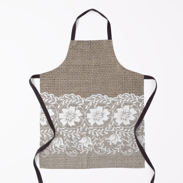 Item preview, Shabby Chic Burlap Lace designed and sold by Image NDesign.