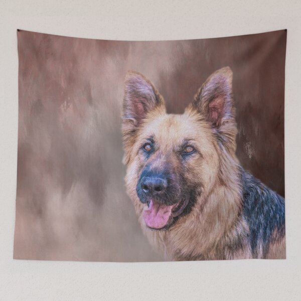 Item preview, German Shepherd Portrait designed and sold by Elisabeth Lucas.