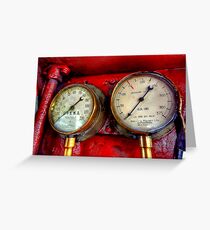 Gauges Greeting Card