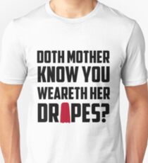 Camiseta unisex ¿Sabe mamá que te viste de Draper?