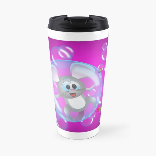 Mouse in a bubble Travel Mug