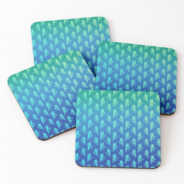 Item preview, Kokopelli Native American Flute Player Pattern Blue and Teal designed and sold by HashtagShirts.