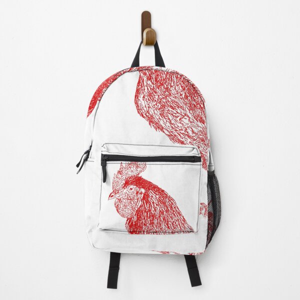 Item preview, red rooster drawing, red designed and sold by dnparker.