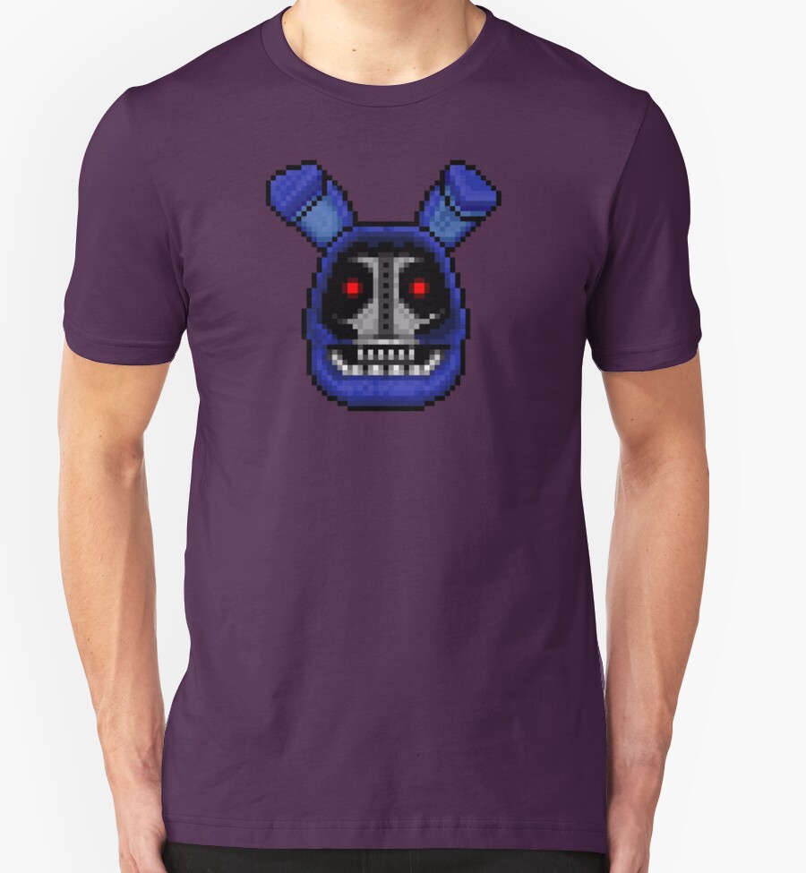 Adventure Withered Bonnie Fnaf World Pixel Art T Shirts And Hoodies By Geeksomniac Redbubble 7270