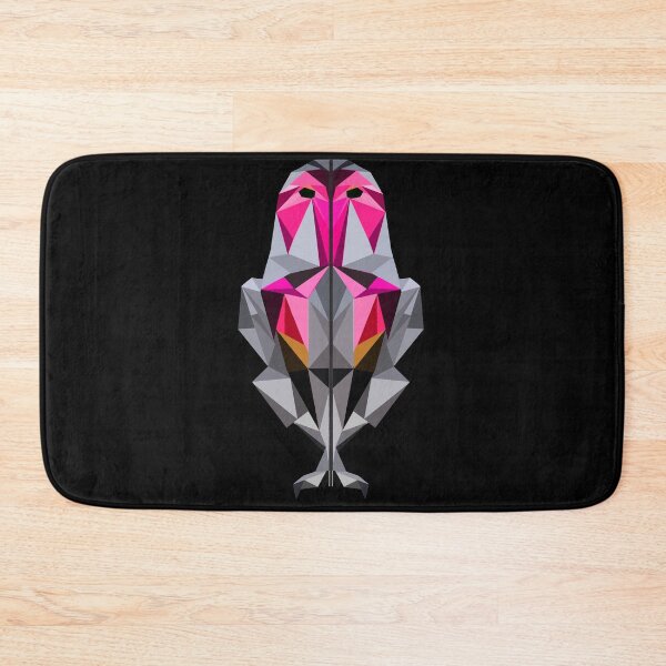 Item preview, Geometric Owl Pink Color Flamingo designed and sold by evaveve.