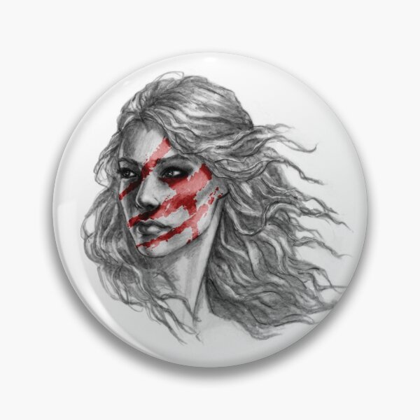 Item preview, Painted Wild Woman, Red designed and sold by Brina Williamson.