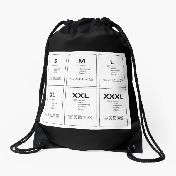 extra large drawstring backpack