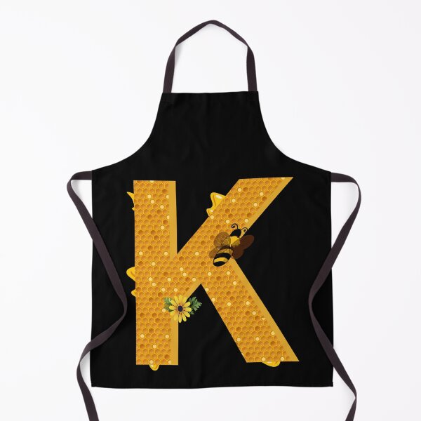 Item preview, Alphabet K Honeycomb Bee designed and sold by Fas Designs.