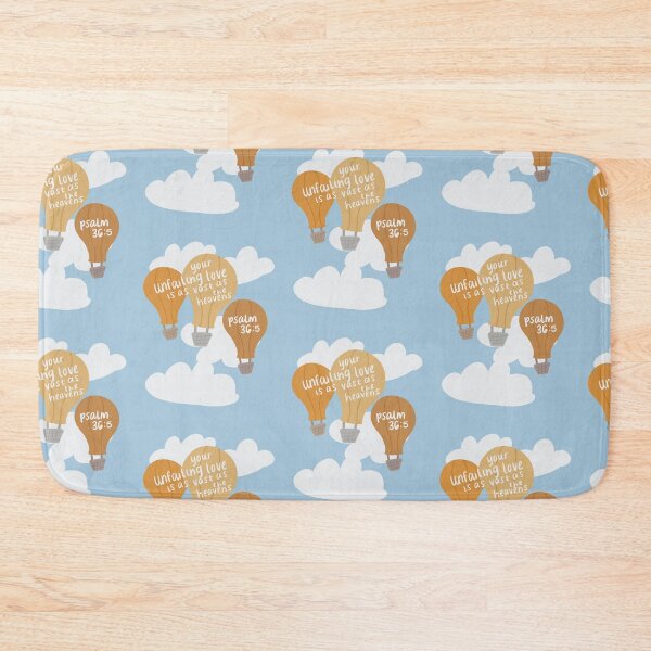 Item preview, Unfailing Love Hot Air Balloon Print designed and sold by faithprints.