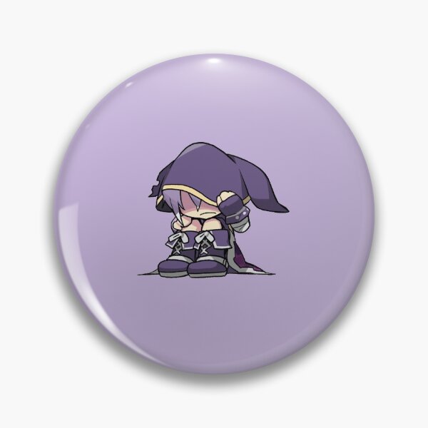 VFlower Chibi Sticker (sitting down) Pin