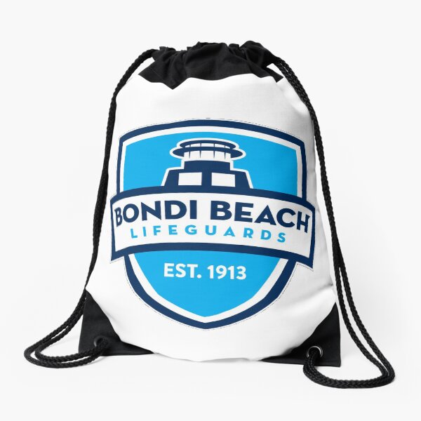Bondi beach rescue Drawstring Bag