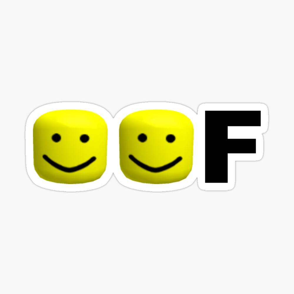 Roblox Oof Poster By Feckbrand Redbubble - roblox oof face