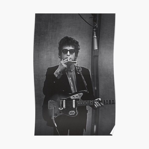 Dylan in the Studio Poster