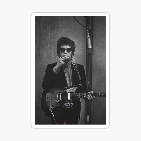 Dylan in the Studio Sticker