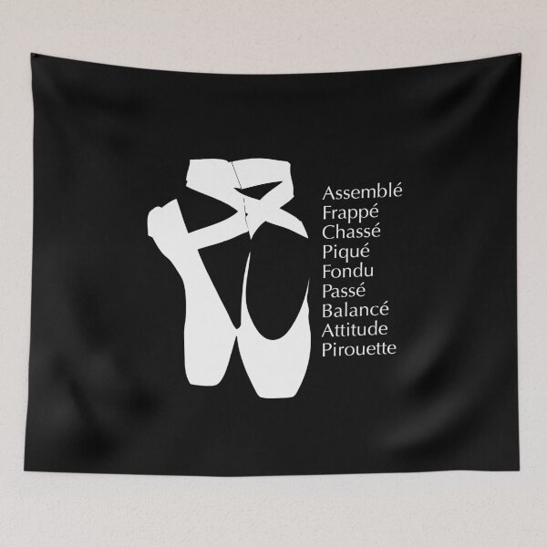 Item preview, Ballet Terms Classic Pointe Shoes Ballerina Dancer Gift designed and sold by Bragamontes.