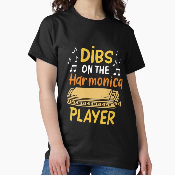 Item preview, Dibs on the Harmonica Player | Harmonica Player Harmonicists designed and sold by Dancing Dolphin Crafts.